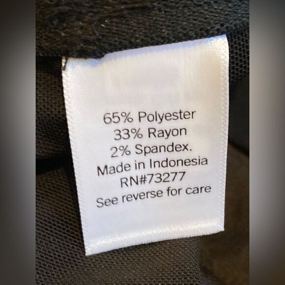 Nine West Mid Rise Barely Bootcut Pants Women’s 16 Gray Plaid Sculpting NEW - Picture 5 of 13